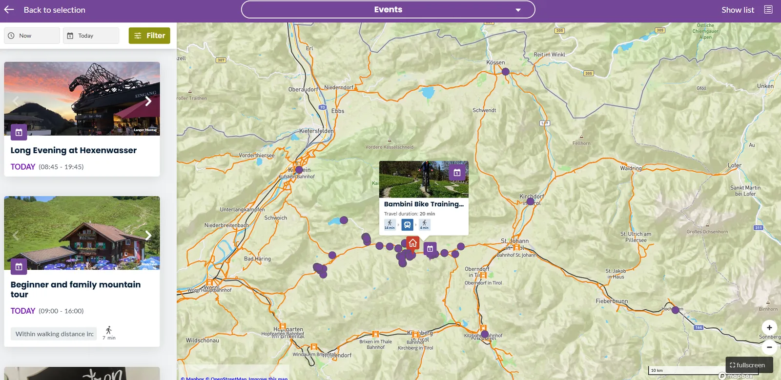Travel Guide App screenshot
